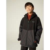 Regatta Kids Hillain Warm Lined Waterproof Insulated Jacket - Black/Ash