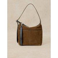 White Stuff Mini Sophia Suede Crossbody Bag - Brown