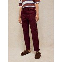 White Stuff Twister Chino Trousers - Purple