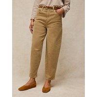 White Stuff Aubrey Barrel Leg Cord Trousers - Green