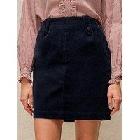 White Stuff Cora Cord Mini Skirt - Blue