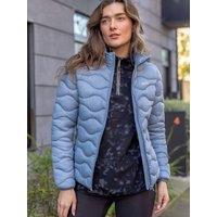 Regatta Womens Hydi Wave-Quilted Full Zip Jacket - Blue