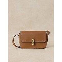 White Stuff Mini Laila Lock Crossbody Bag - Brown