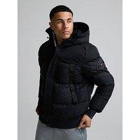 Zavetti Canada Aylmer 2.0 Padded Bomber Jacket - Black