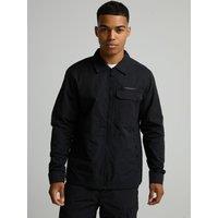 Alessandro Zavetti Alessandro Zavetti Ferruccio 2.0 Woven Button Up Overshirt - Black