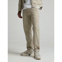 Alessandro Zavetti Mens Rossano Woven Tapered Cargo Trousers - Beige