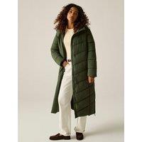 Regatta Womens Eloria Longline Two-Way Zip Insulated Jacket - Green
