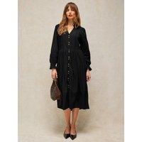 White Stuff Womens Sole Jersey Dress - Black