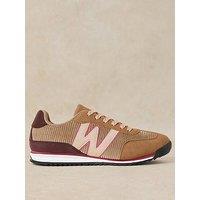 White Stuff Lucy Colour Block Lace-Up Trainers - Beige