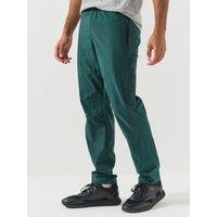 Zavetti Canada Mens Bennicci Elasticated Waist Zip Pocket Trousers - Dark Green