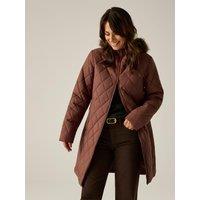 Regatta Womens Fionne Insulated Water-Repellent Quilted Jacket - Red