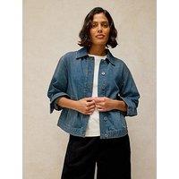 White Stuff Eva Denim Jacket - Blue