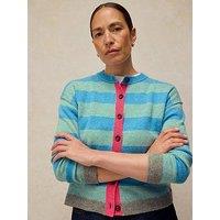 White Stuff Sansa Stripe Cardigan - Blue