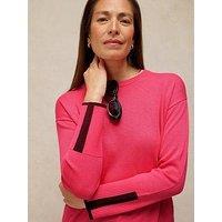 White Stuff Crew Neck Jumper - Pink