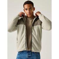Regatta Mens Frankie Borg Hybrid Hooded Fleece - Green