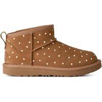 Ugg Junior Girls Classic Ultra Mini Shiny Dots Boots - Chestnut