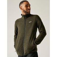 Regatta Mens Harrow Fleece - Dark Khaki Marl.