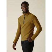 Regatta Mens Kenger Half Zip Fleece Outdoor Layer - Brown