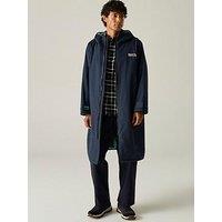 Regatta Adult Waterproof Changing Robe - Navy/Ivy Moss