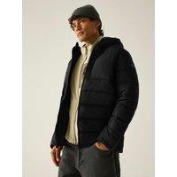Regatta Mens Frankie Waterproof Breathable Padded Jacket - Black