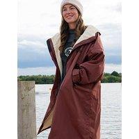 Regatta Adult Waterproof Changing Robe - Dark Cherry