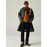 Regatta Adult Waterproof Changing Robe - Iron & (Abstract Mountain)