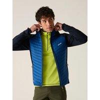 Regatta Mens Andreson Hybrid Quilted Hooded Jacket - Blue