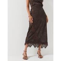 Vero Moda Kira Lace Midi Skirt