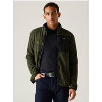 Regatta Mens Frankie Borg Full Zip Fleece - Green