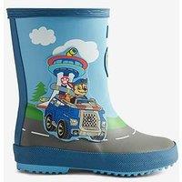 Hunter Kids' First Paw Patrol Chase Wellington Boots - Borealis Blue