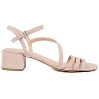 Jones Bootmaker Ginette Strappy Block Heel Sandal - Beige