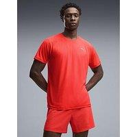 Puma Mens Running Run Velocity T-Shirt - Red