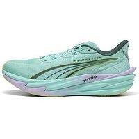Puma Mens Deviate Nitro 4 X Hyrox Running Shoe - Green