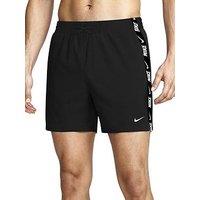 Nike Mens Swim 5 Inch Tape Volley Short - Black