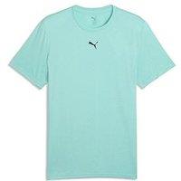 Puma Mens Training Tad Essentials Heather Cat T-Shirt - Green