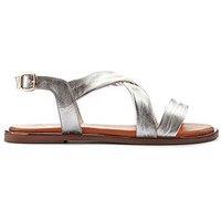 Jones Bootmaker Hali Crossover Strap Sandal - Silver