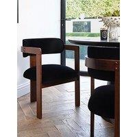 Oti Mai Black & Walnut Dining Chair