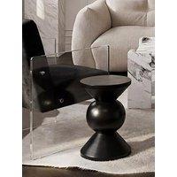 Oti Baru Black Side Table