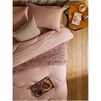 Night Lark Plain Dye - Dusky Rose Coverless Duvet 10.5 Tog