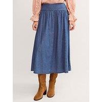 Monsoon Paloma Denim Skirt - Blue
