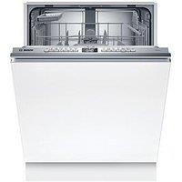 Bosch Series 4 60Cm Wide Fully Integrated Dishwasher & With Variable Hinge, Extra Dry And Speedperfect+