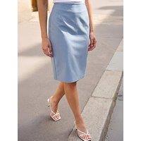 Roman Pull On Stretch Pencil Skirt