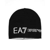 Ea7 Emporio Armani Capello Logo Beanie - Black