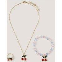 Monsoon Girls Cherry Jewellery Box Set