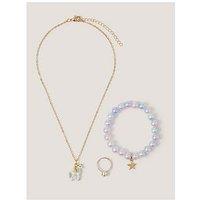 Monsoon Girls Fun Unicorn Jewellery Set