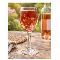The Personalised Memento Company Personalised Name Wine Glass
