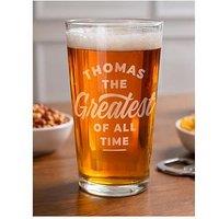 The Personalised Memento Company Personalised Greatest Pint Glass