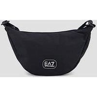 Ea7 Emporio Armani Mens Adjustable Strap Zip-Top Sling Bag - Black