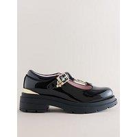 Ted Baker T-Bar Chunky Mary Jane Shoes - Black