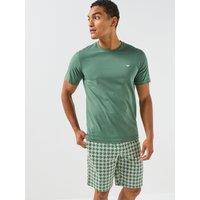 Emporio Armani Bodywear Short Pyjama Set - Green